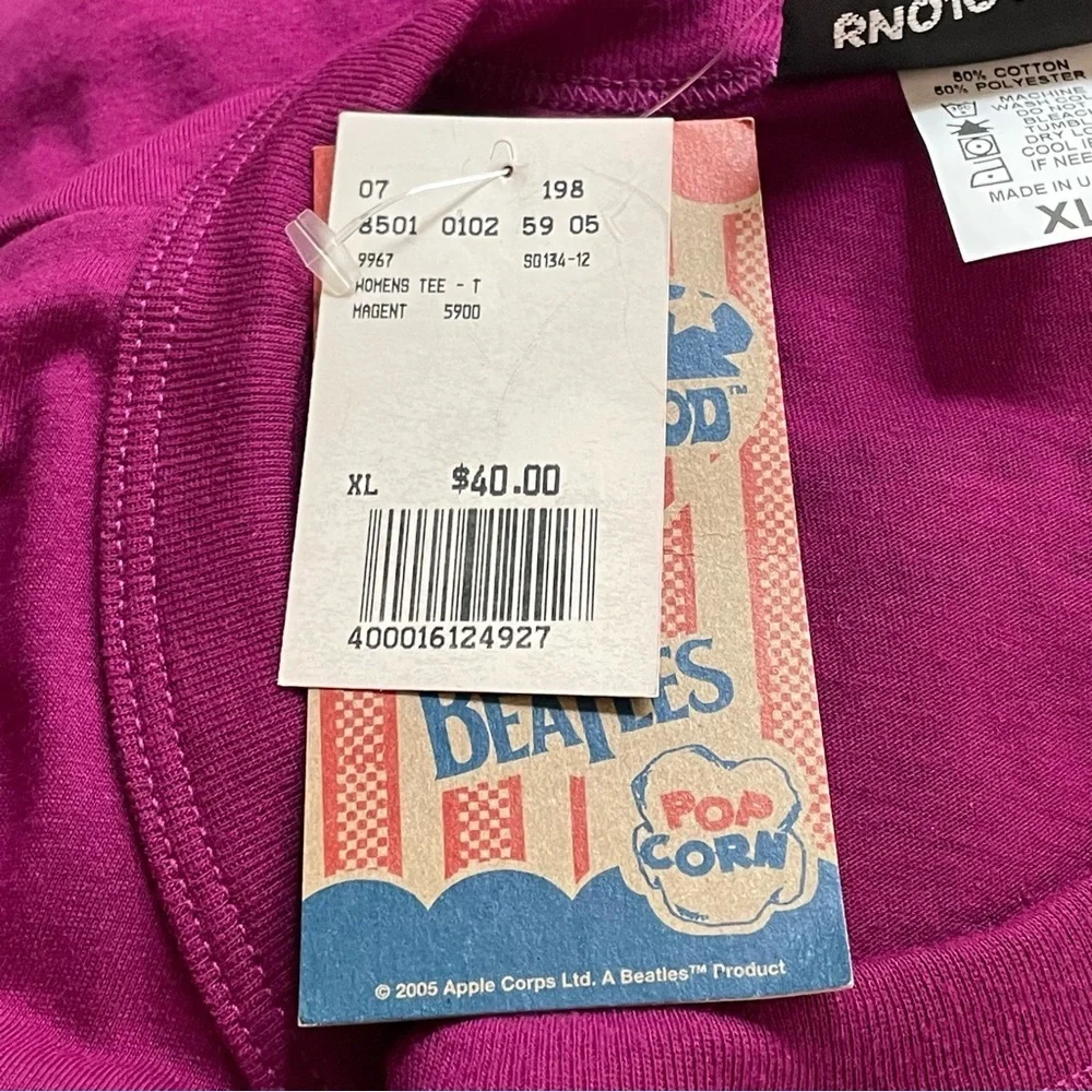 Junk Food | Purple Beatles Sgt Peppers Band Tee Shirt New - Picture 8 of 9
